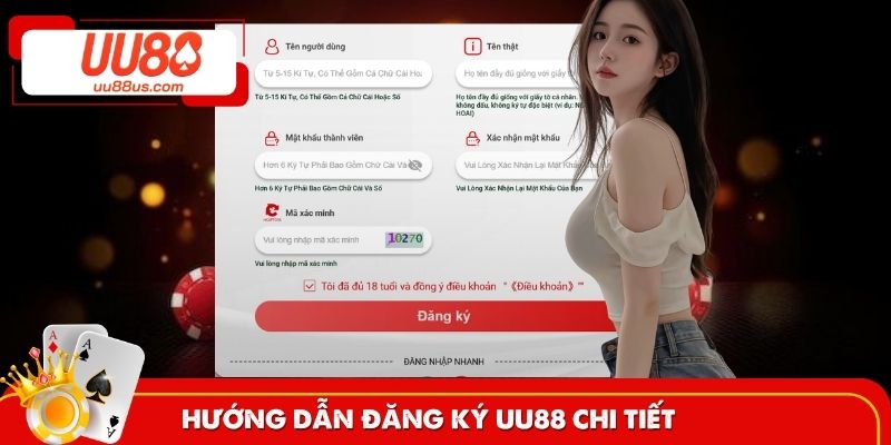 Hướng dẫn đăng ký UU88 đơn giản chỉ bằng 3 bước